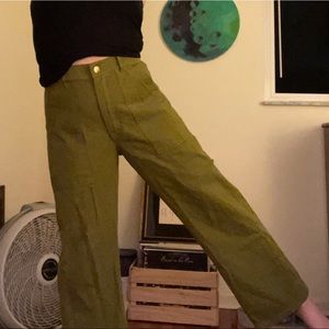 Green Big Bud Press work pants